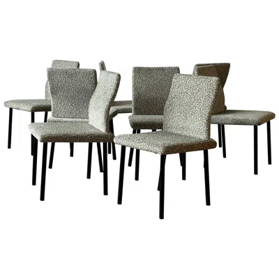 Pre-owned Knoll Mandarin Chairs By Ettore Sottsass For  In Pollack Prosecco In Gray