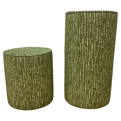 Pre-owned Knoll Mid-century Modern  Rockwell Unscripted Swivel Bar And Low Stool, Set Of 2 In Brown