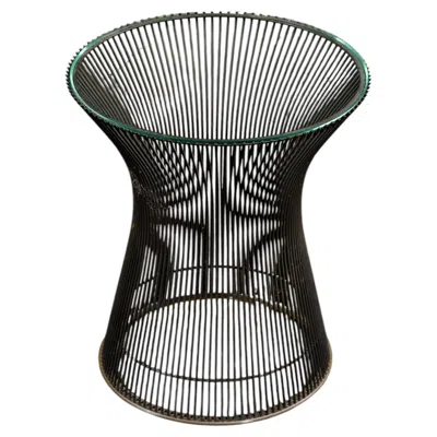 Pre-owned Knoll Mid-century Warren Platner Wireframe Side Table By  In Black
