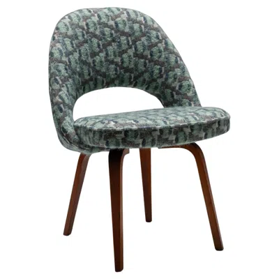 Pre-owned Knoll Model 72 Dining Chair In Pierre Frey By Eero Saarinen For , Usa 1960s In Brown
