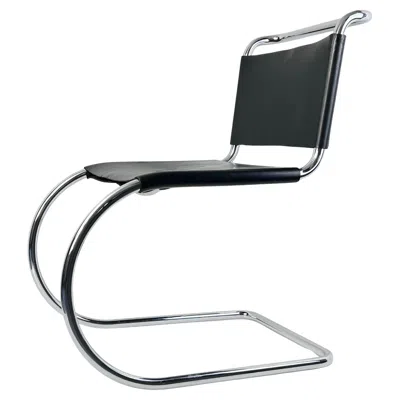 Pre-owned Knoll Mr10 Chair By Mies Van Der Rohe For , 1970s In Black