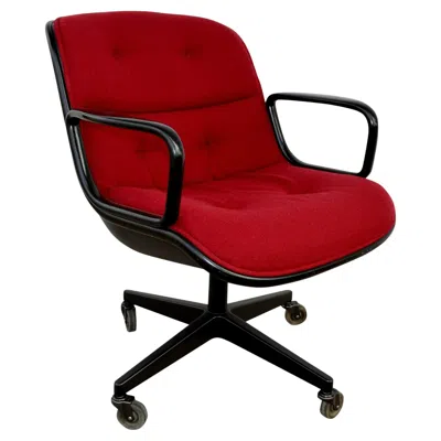 Pre-owned Knoll One Red Executive  Pollock Chair