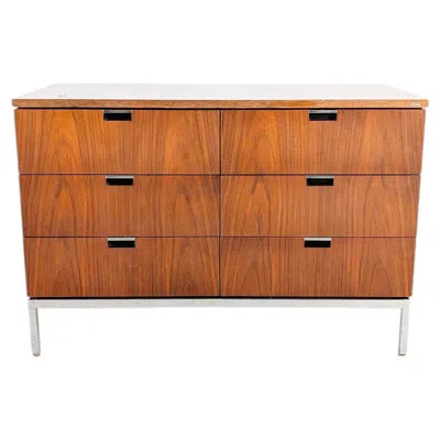 Pre-owned Knoll Original Florence  Intenational Midcentury Kommode Sideboard In Brown