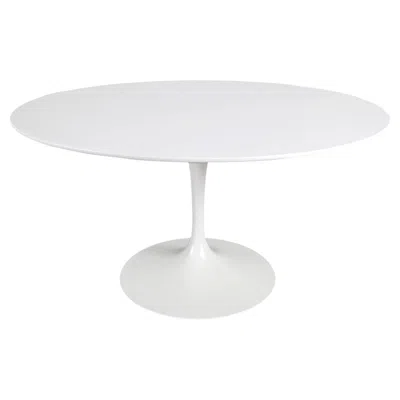 Pre-owned Knoll Original  Intenational Design Esstisch Eero Saarinen Weiss In Gray