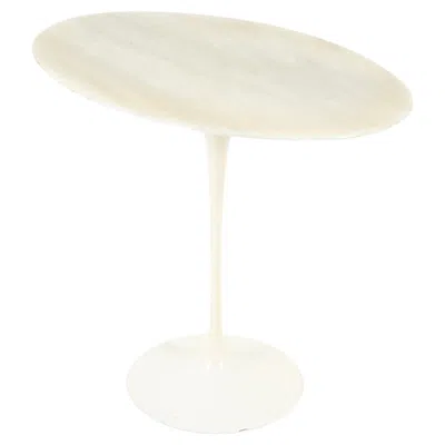 Pre-owned Knoll Oval Side Table By Eero Saarinen For  International, 1960s In Sand