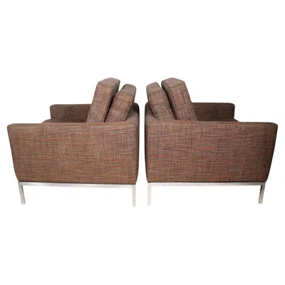 Pre-owned Knoll Pr. Mid Century Lounge Chairs Designed By Florence  For  International In Brown
