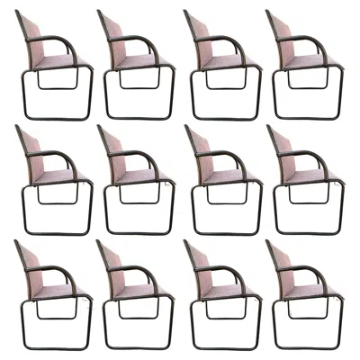 Pre-owned Knoll Richard Schultz's  1407 Chairs In Gray