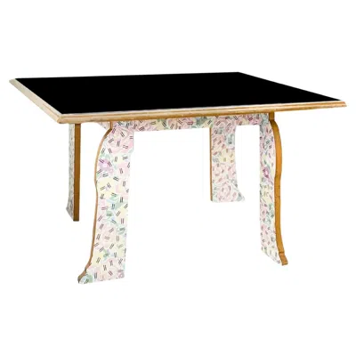 Pre-owned Knoll Robert Venturi For  Postmodern Square Dining Table Model No. 65848, 1984 In Brown