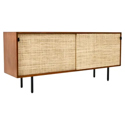 Pre-owned Knoll Sideboard By Florence  Bassett For  International, 1950s In Brown