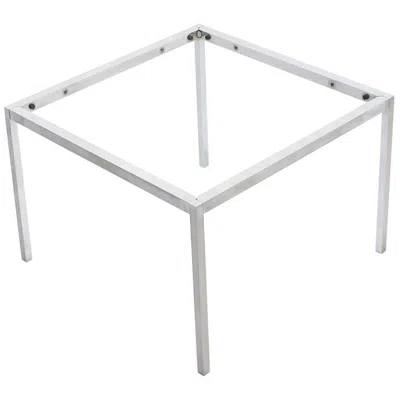 Pre-owned Knoll Solid Chrome  Coffee Table Base In Gray