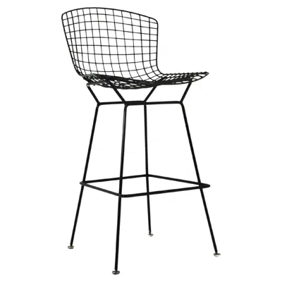 Pre-owned Knoll Stool By Harry Bertoia For  Inc, 1970s In Black