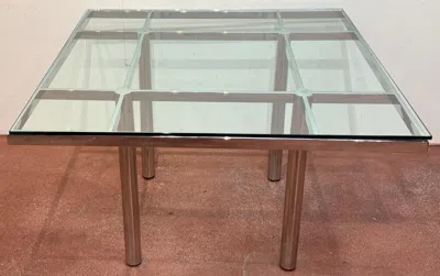 Pre-owned Knoll Tobia Scarpa “andré” Square Dining Table For Gavina /  International, 1970s In Brown