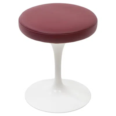 Pre-owned Knoll Tulip Stool By Saarinen/ For The Rolex Geneva Hq In Brown