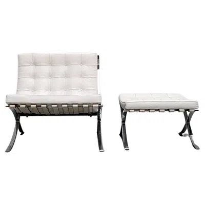 Pre-owned Knoll Ultra Rare 30th  Anniversary Limited Edition Barcelona Chair No 27/100 In Gray
