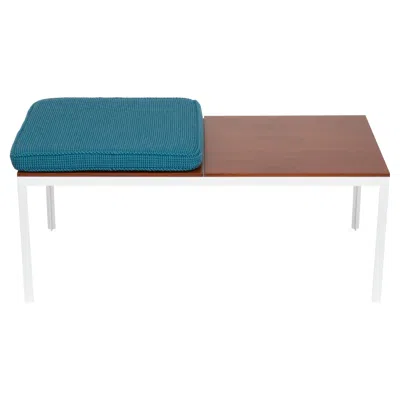 Pre-owned Knoll Vintage Mid Century T-angle Coffee Table/bench By Florence  In Brown