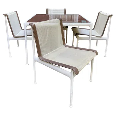 Pre-owned Knoll Vintage Richard Schultz For  5-piece Patio Set In Gray