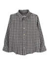 Knot Alan Checked Shirt In Gray