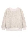 Knot All-over Printed Sweatshirt In White