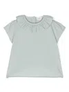 Knot Alma Cotton Blouse In Green