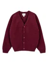 Knot Anders Button-front Cardigan In Red