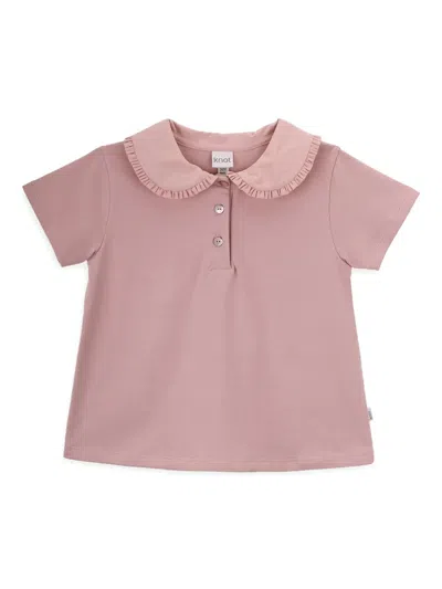 Knot Kids' Anne Polo Shirt In Pink