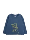 Knot Astronaut T-shirt In Blue