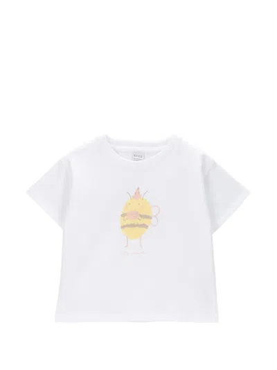 Knot Kids' Bee Graphic-print T-shirt In White