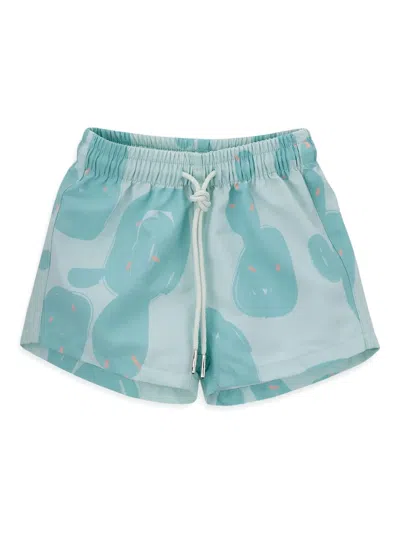 Knot Babies' Brodhie Swim Shorts In Blue