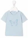 Knot Butterfly Graphic-print T-shirt In Blue