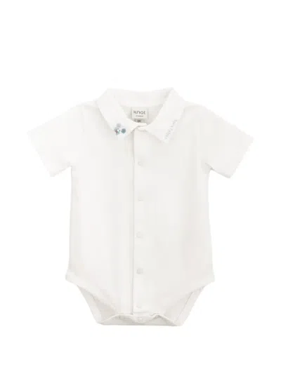 Knot Babies' Chicky Bodysuit In White