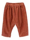 Knot Corduroy Trousers In Brown