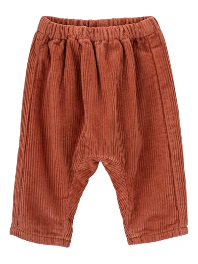 Knot Babies' Corduroy Trousers In Brown