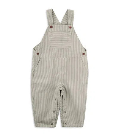 Knot Cotton Arthur Overalls (6-36 Months) In Farmer Stripes