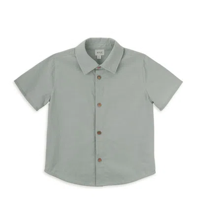 Knot Kids' Cotton Colt Shirt (3-8 Years) In Slate Gray
