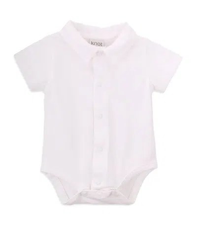 Knot Babies' Cotton Fausto Bodysuit (1-24 Months) In Branco