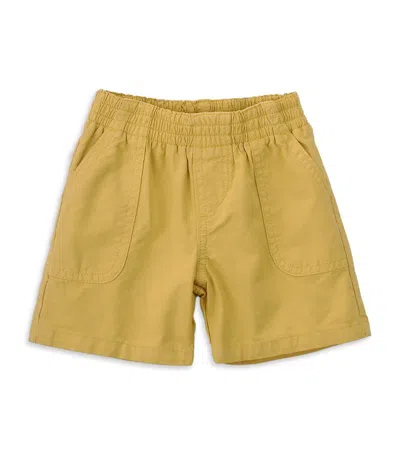 Knot Kids' Cotton Matias Shorts (3-10 Years) In Potato Yellow