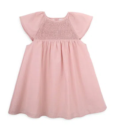 Knot Kids' Cotton Matilde Dress (3-8 Years) In Pale Mauve