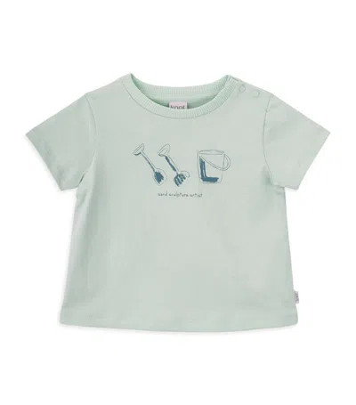 Knot Kids' Cotton Sand Artist T-shirt (3-8 Years) In Tint