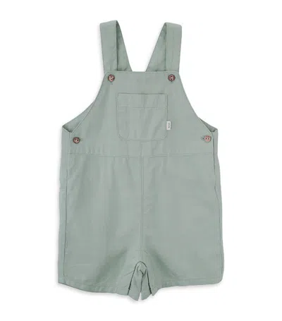 Knot Babies' Cotton Scott Overalls (6-36 Months) In Slate Gray
