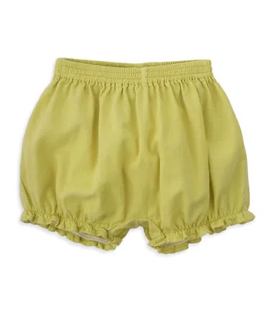 Knot Cotton Simone Bloomers In Muted Lime