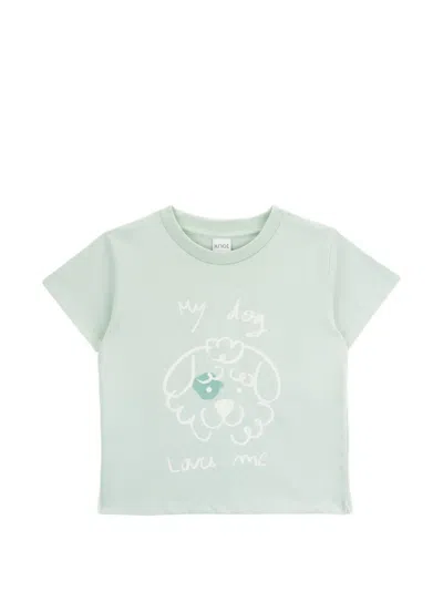 Knot Babies' Dog Lover T-shirt In Green