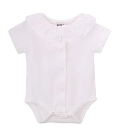 Knot Babies' Elena Bodysuit (1-12 Months) In Branco