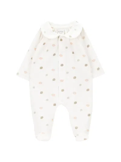 Knot Babies' First Bond Pyjamas In White