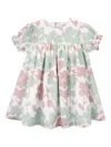 Knot Floral Dress In White