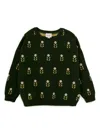 Knot Flowers Sweater In Black