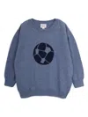 Knot Football Jumper In Blue