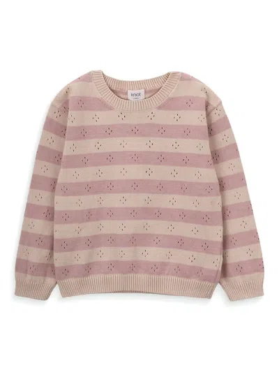 Knot Babies' Georgia Jumper In Rosa