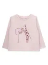 Knot Giraffe T-shirt In Pink