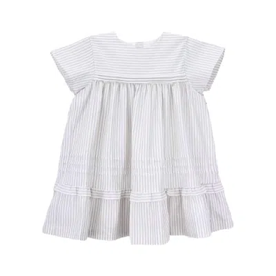 Knot Kids' Girls Mindy Dress In White In Animal Print