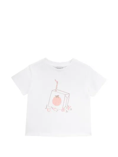 Knot Babies' Graphic Print T-shirt In White